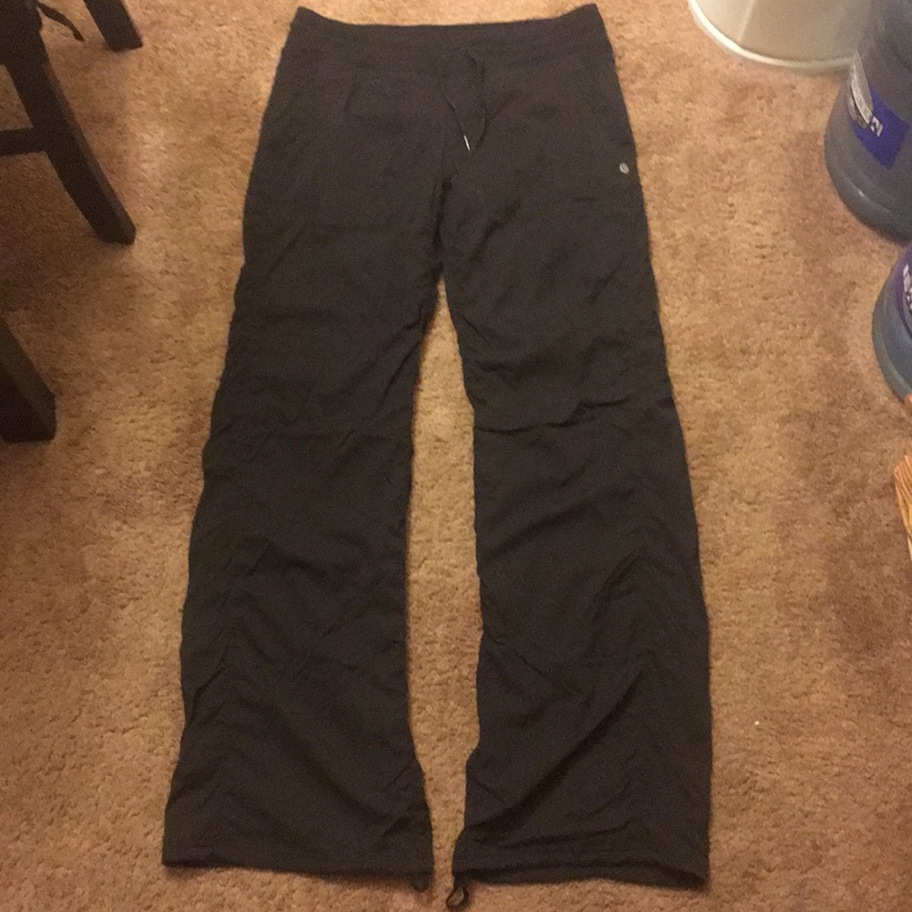 RARE black lululemon studio pants ( lined ) TALL